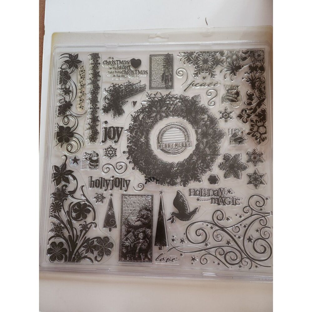 12 X 12 Sheet of Christmas Stamp Set B36